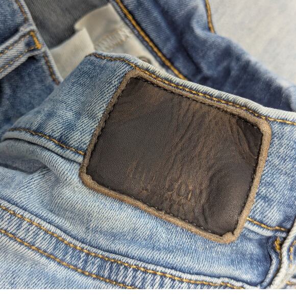 Hudson Axl Skinny Jeans Mar Vista Light Wash Extra Slim Mens 34 Denim Pants Blue - Picture 5 of 6